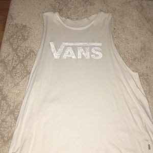 Vans Tank top. Cream colored